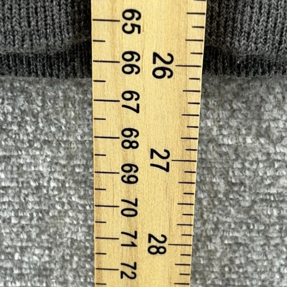 Banana Republic Sweater Men Size Large Gray 100% Merino‎ Wool Winter